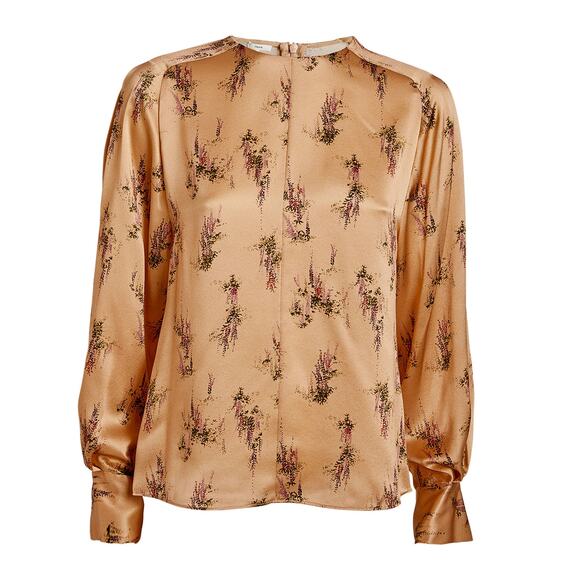 NWT VINCE WISTERIA MOCK NECK BLOUSE SIZE XS - Picture 5 of 10